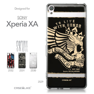 Sony Xperia XA case Art of Skull 2529 Collection | CASEiLIKE.com