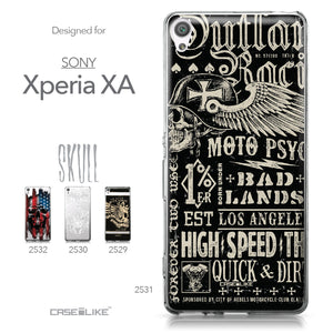 Sony Xperia XA case Art of Skull 2531 Collection | CASEiLIKE.com