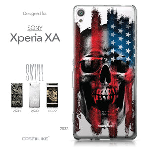 Sony Xperia XA case Art of Skull 2532 Collection | CASEiLIKE.com