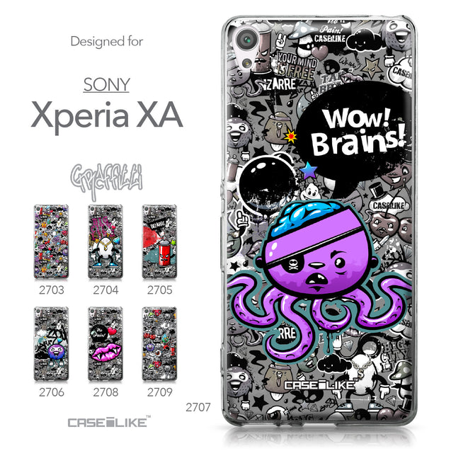 Sony Xperia XA case Graffiti 2707 Collection | CASEiLIKE.com