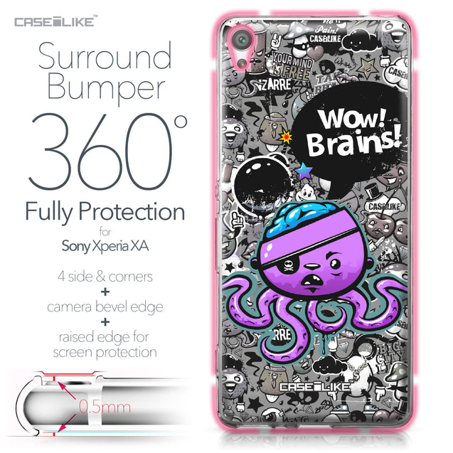 Sony Xperia XA case Graffiti 2707 Bumper Case Protection | CASEiLIKE.com