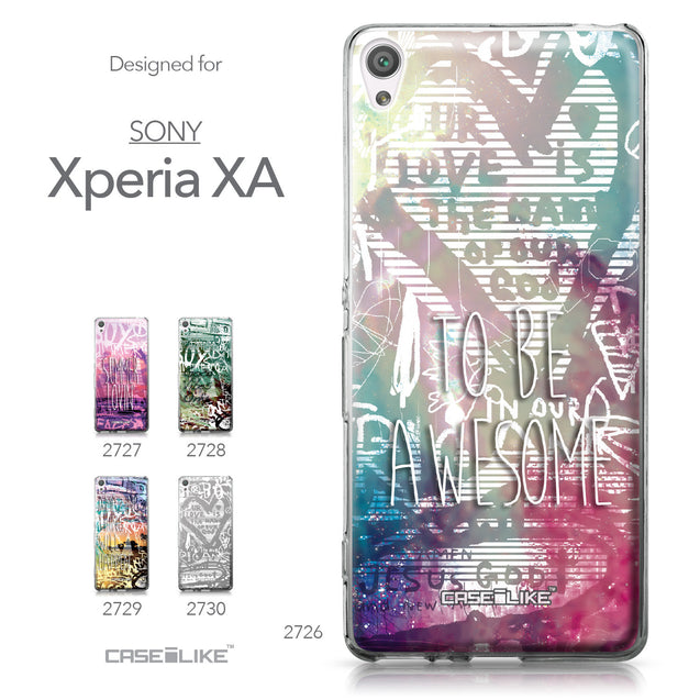 Sony Xperia XA case Graffiti 2726 Collection | CASEiLIKE.com