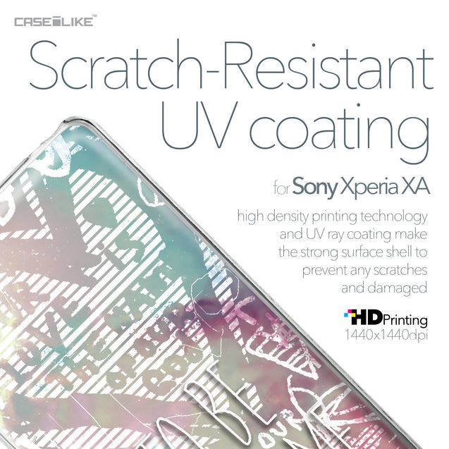 Sony Xperia XA case Graffiti 2726 with UV-Coating Scratch-Resistant Case | CASEiLIKE.com