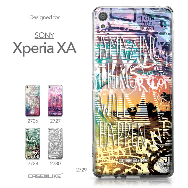 Sony Xperia XA case Graffiti 2729 Collection | CASEiLIKE.com