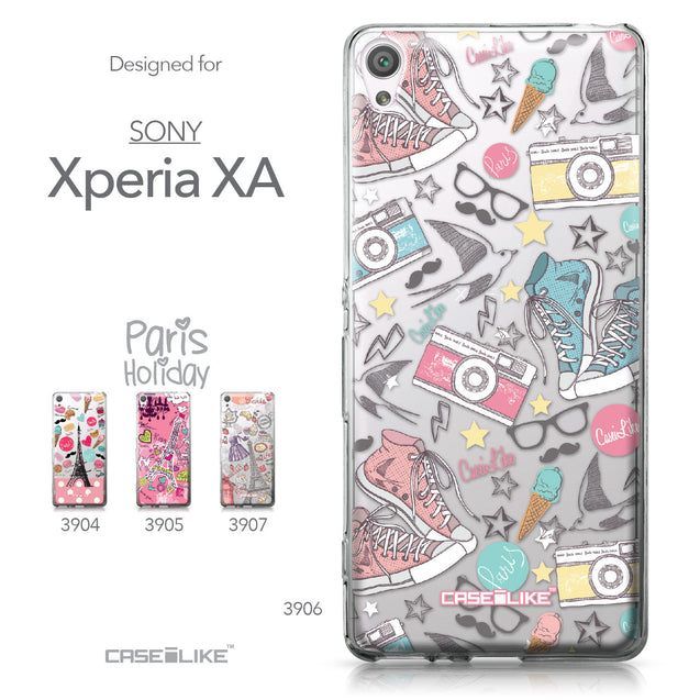 Sony Xperia XA case Paris Holiday 3906 Collection | CASEiLIKE.com