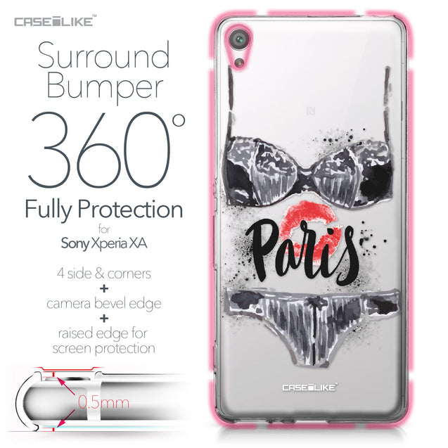 Sony Xperia XA case Paris Holiday 3910 Bumper Case Protection | CASEiLIKE.com