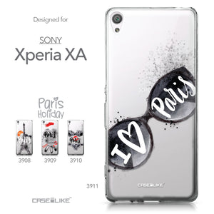 Sony Xperia XA case Paris Holiday 3911 Collection | CASEiLIKE.com