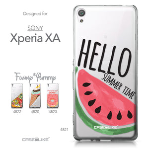 Sony Xperia XA case Water Melon 4821 Collection | CASEiLIKE.com