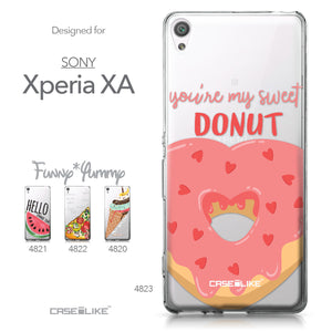 Sony Xperia XA case Dounuts 4823 Collection | CASEiLIKE.com