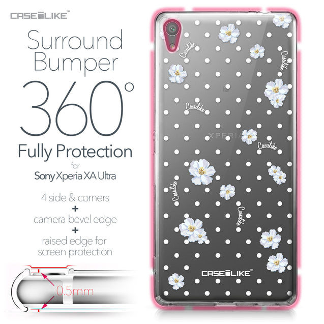 Sony Xperia XA Ultra case Watercolor Floral 2235 Bumper Case Protection | CASEiLIKE.com