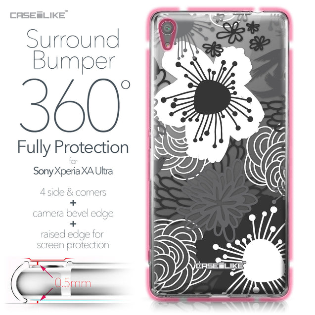 Sony Xperia XA Ultra case Japanese Floral 2256 Bumper Case Protection | CASEiLIKE.com
