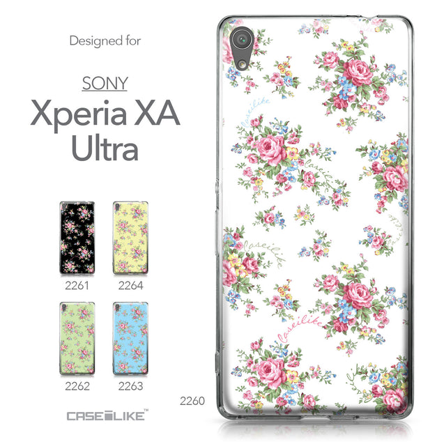Sony Xperia XA Ultra case Floral Rose Classic 2260 Collection | CASEiLIKE.com
