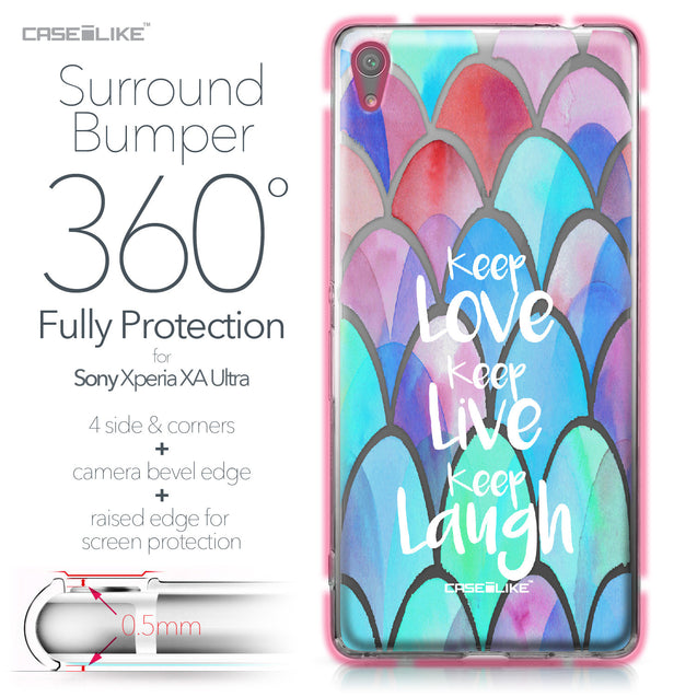 Sony Xperia XA Ultra case Quote 2417 Bumper Case Protection | CASEiLIKE.com