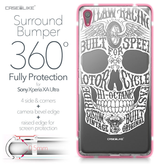 Sony Xperia XA Ultra case Art of Skull 2530 Bumper Case Protection | CASEiLIKE.com