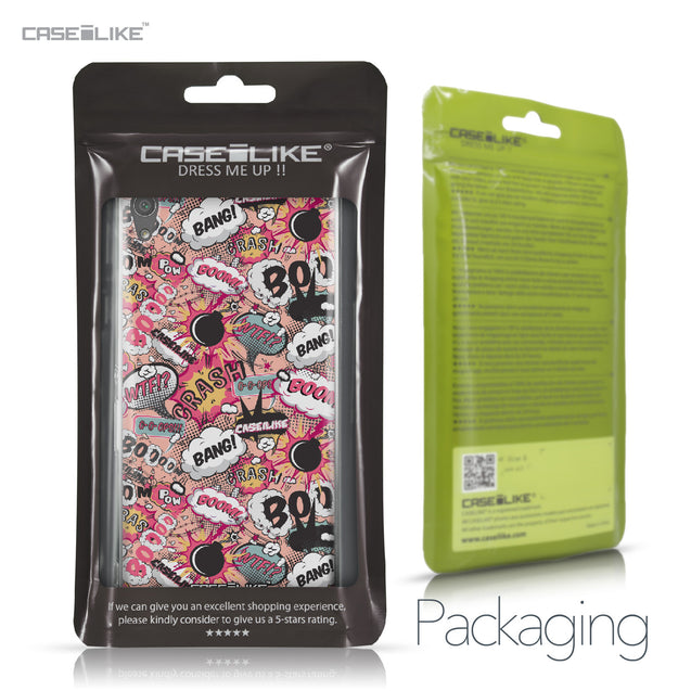 Sony Xperia XA Ultra case Comic Captions Pink 2912 Retail Packaging | CASEiLIKE.com