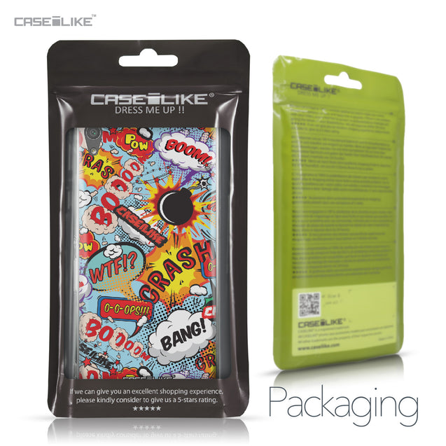 Sony Xperia XA Ultra case Comic Captions Blue 2913 Retail Packaging | CASEiLIKE.com