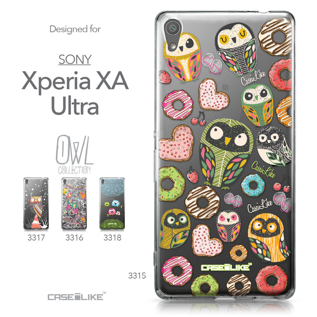Sony Xperia XA Ultra case Owl Graphic Design 3315 Collection | CASEiLIKE.com
