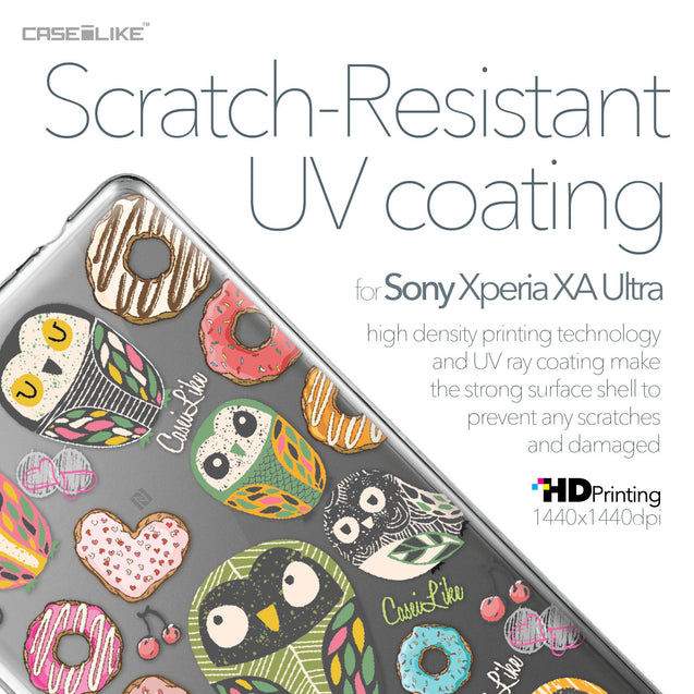 Sony Xperia XA Ultra case Owl Graphic Design 3315 with UV-Coating Scratch-Resistant Case | CASEiLIKE.com