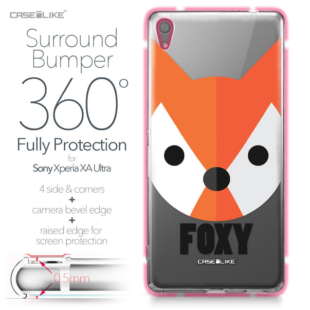 Sony Xperia XA Ultra case Animal Cartoon 3637 Bumper Case Protection | CASEiLIKE.com