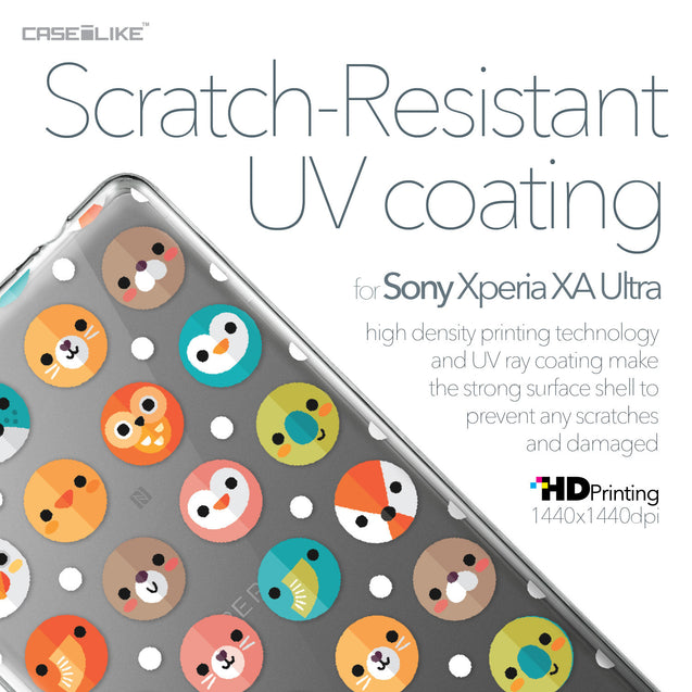 Sony Xperia XA Ultra case Animal Cartoon 3638 with UV-Coating Scratch-Resistant Case | CASEiLIKE.com