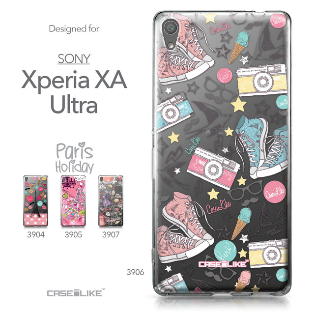 Sony Xperia XA Ultra case Paris Holiday 3906 Collection | CASEiLIKE.com