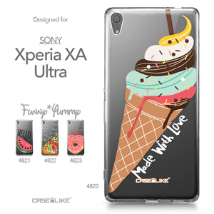 Sony Xperia XA Ultra case Ice Cream 4820 Collection | CASEiLIKE.com