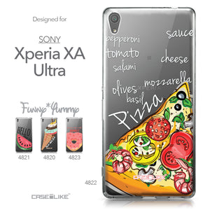 Sony Xperia XA Ultra case Pizza 4822 Collection | CASEiLIKE.com